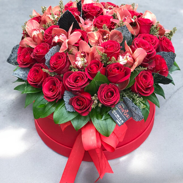 Love Red Rose Box