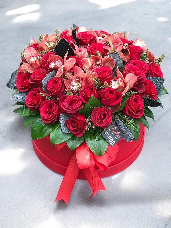 Love Red Rose Box